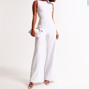 Abercrombie & Fitch Slash Clasp-Back Jumpsuit